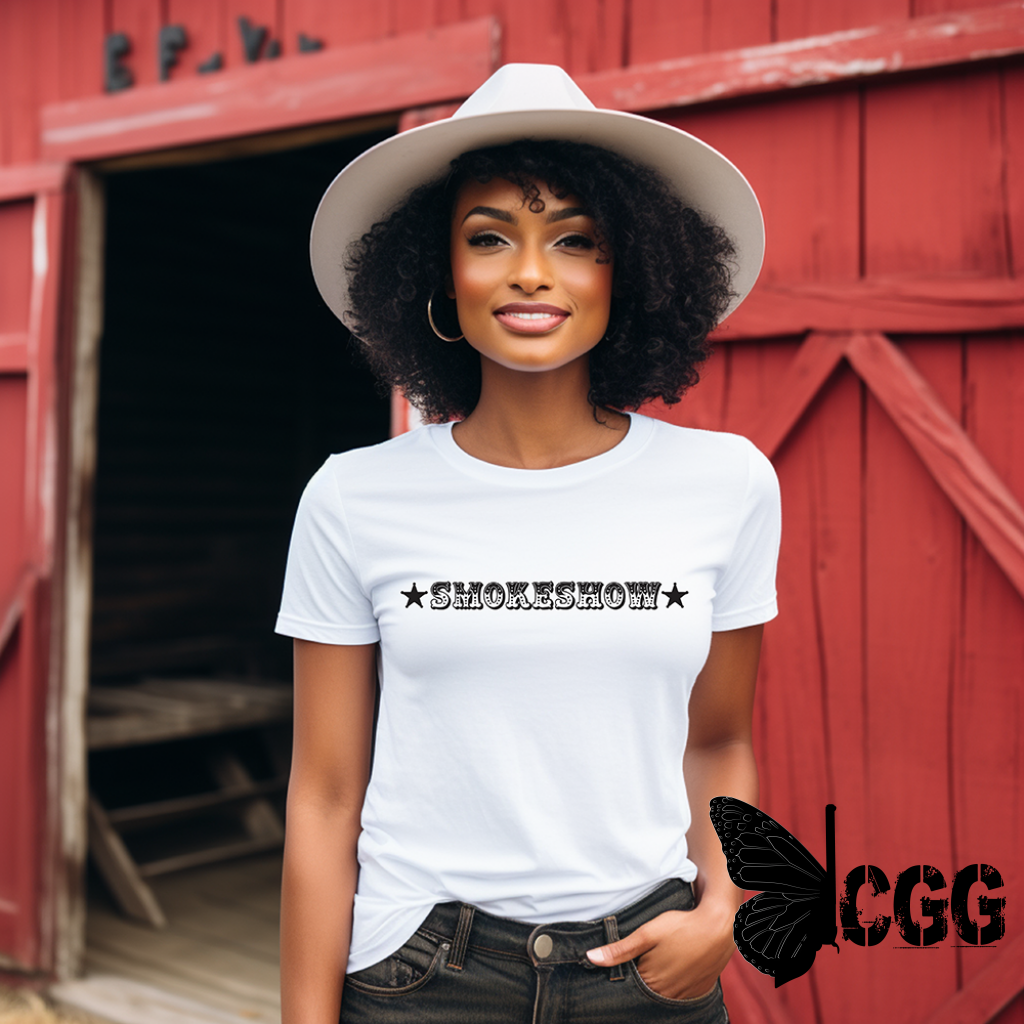 Smokeshow Graphic Tee Shirt for Country Girls- Bourbon Cowgirl - Aaria Tees