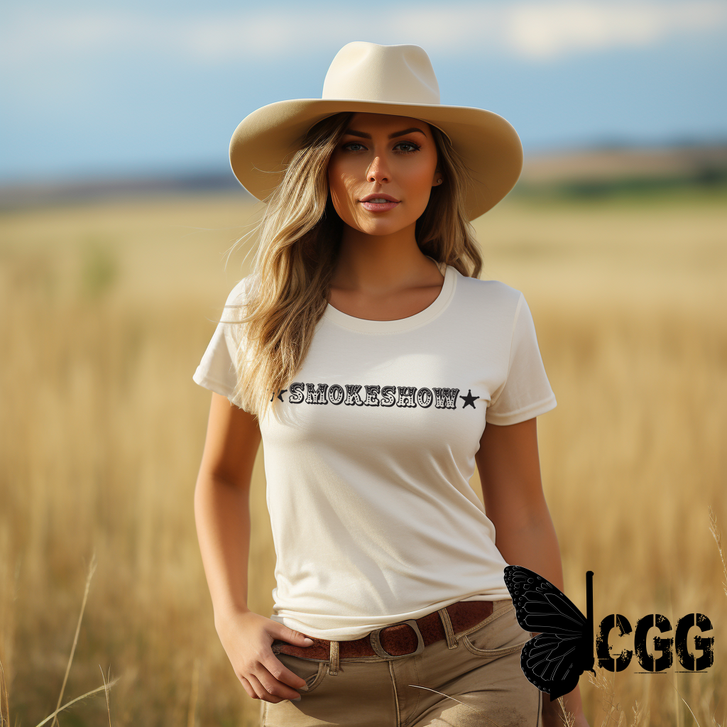 Smokeshow Graphic Tee Shirt for Country Girls- Bourbon Cowgirl - Aaria Tees