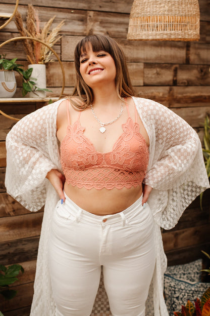 So This is Love Bralette in Coral Haze (Online Exclusive)