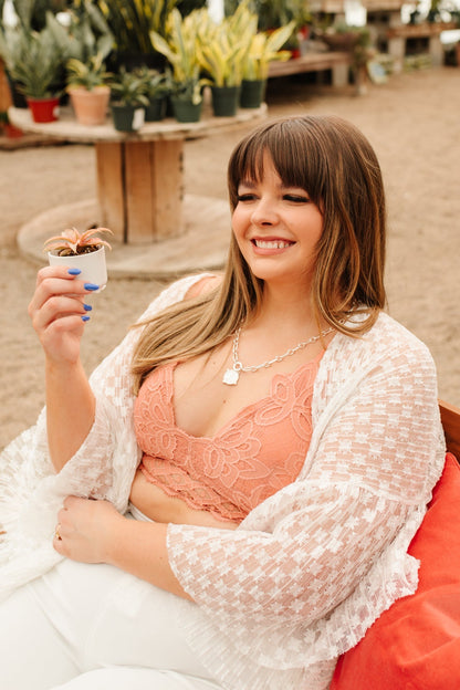 So This is Love Bralette in Coral Haze (Online Exclusive)