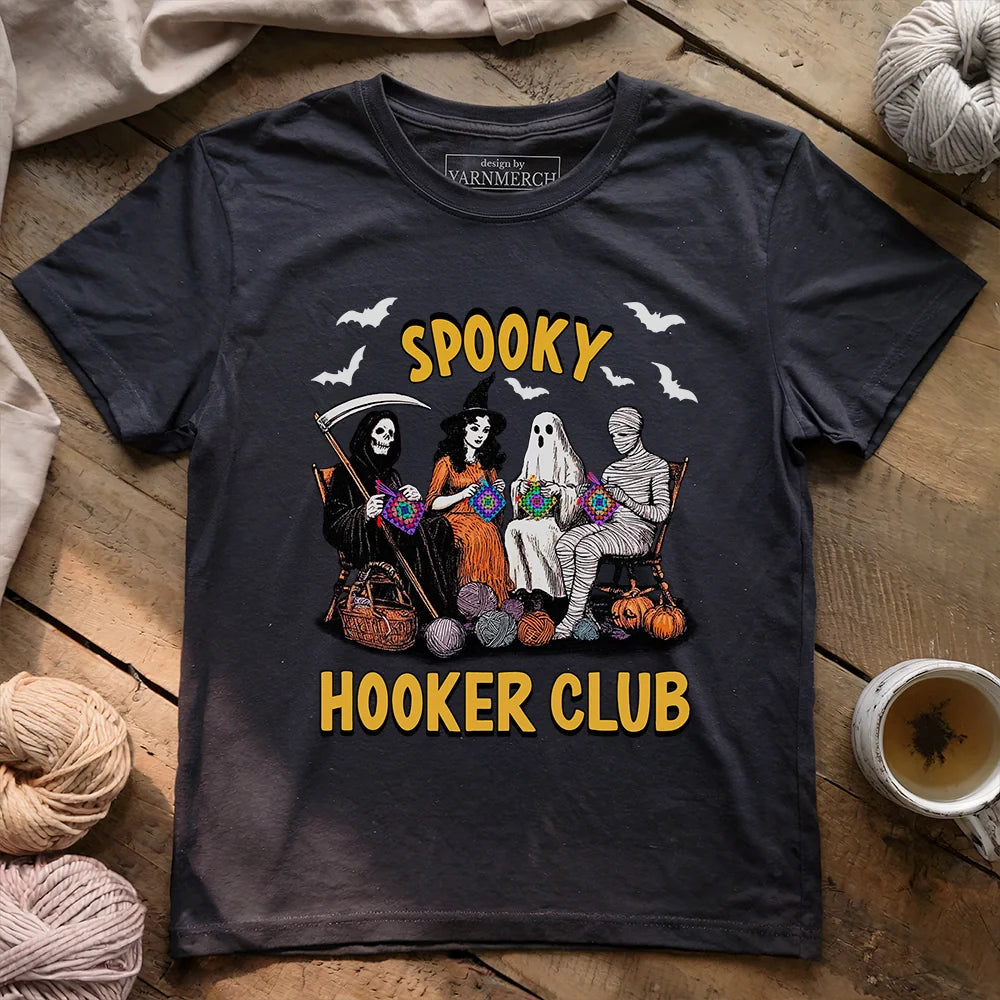 Spooky Crochet Club T-shirt