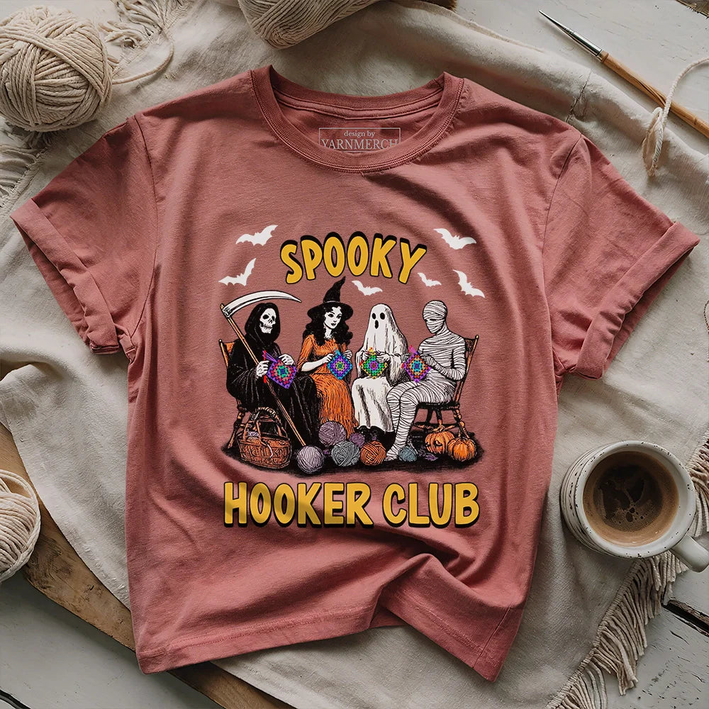 Spooky Crochet Club T-shirt