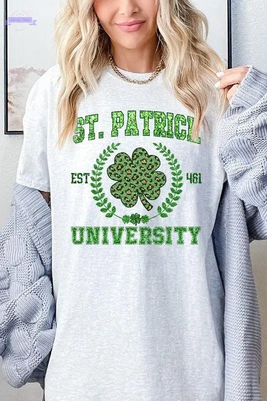 St Patrick University Graphic Heavyweight T Color Bear