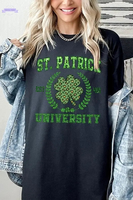 St Patrick University Graphic Heavyweight T Color Bear