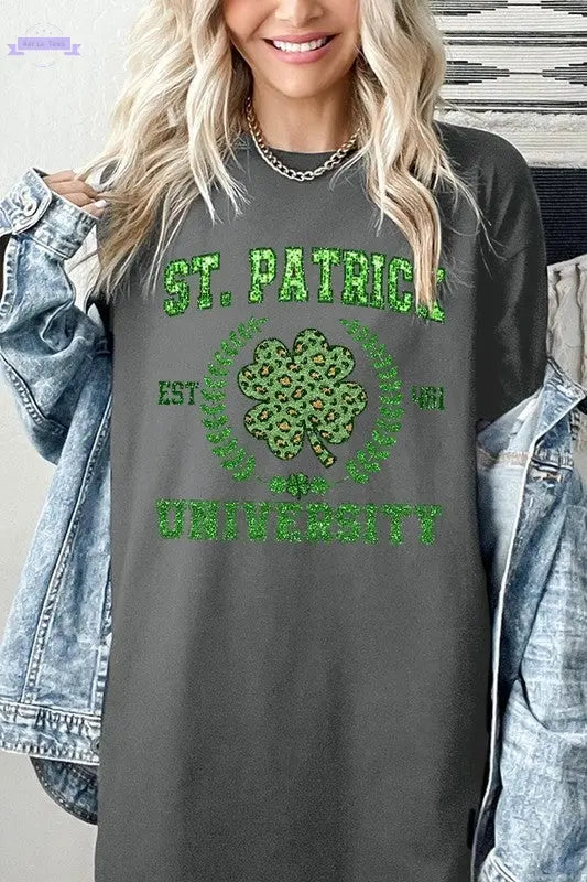 St Patrick University Graphic Heavyweight T Color Bear