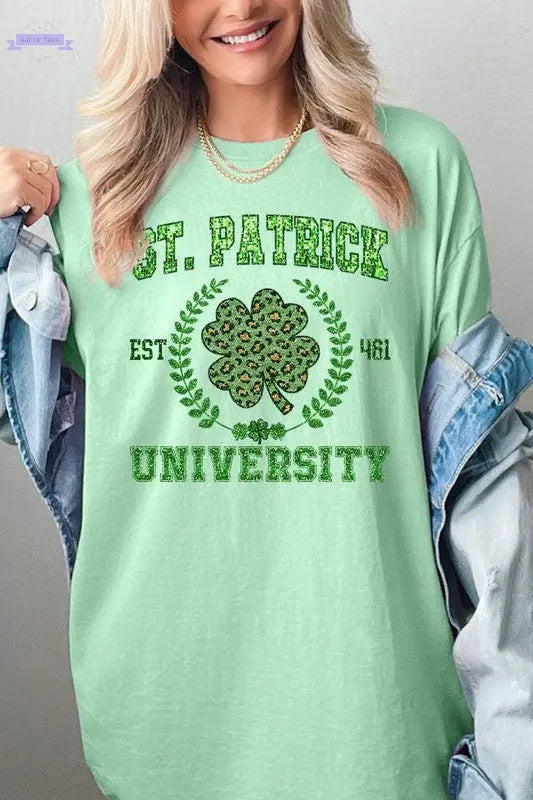 St Patrick University Graphic Heavyweight T Color Bear