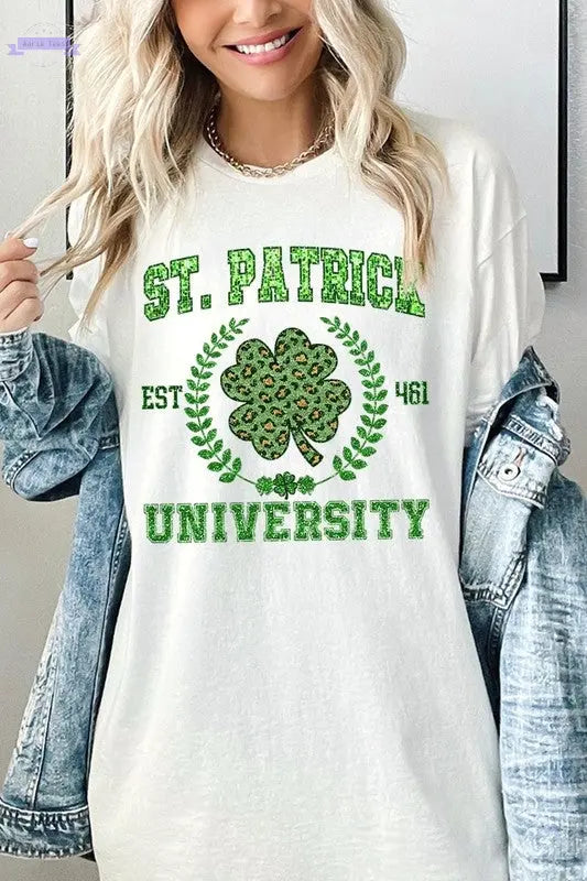 St Patrick University Graphic Heavyweight T Color Bear