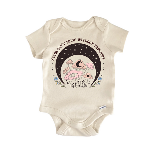 Stars Darkness Magic Mystical -  Baby Boy Girl Clothes Bodysuit Funny Cute Newborn