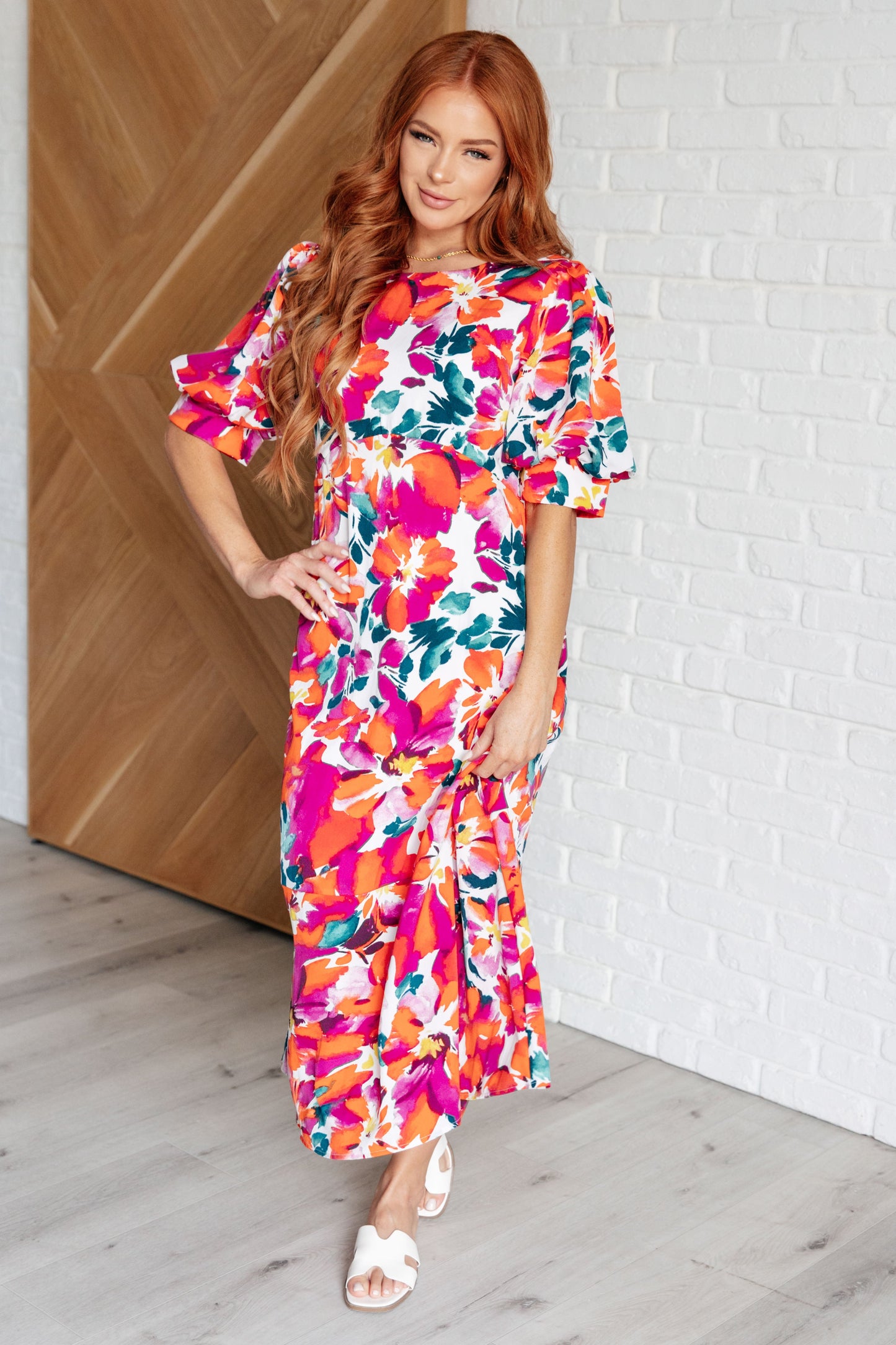 Stroll in the Park Floral Dress (Online Exclusive)