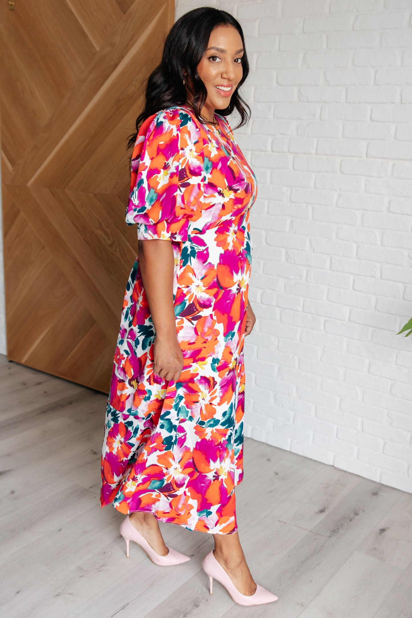 Stroll in the Park Floral Dress (Online Exclusive)