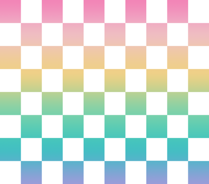 Sunset Checkered 4-in-1 Can Cooler Cup