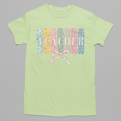 Floral Faculty Graphic Tee