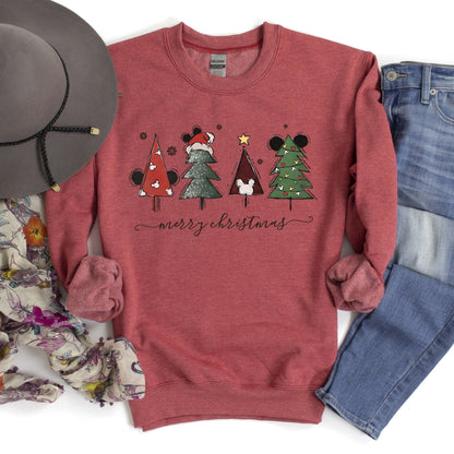 Theme Park Christmas, Mouse Ears Sweatshirt