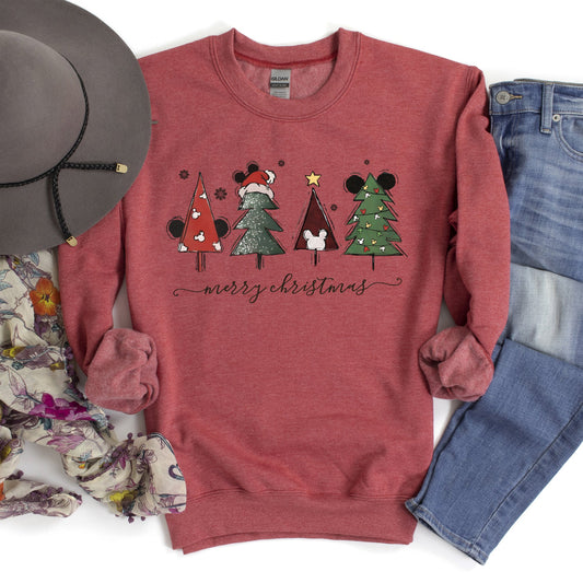 Theme Park Christmas, Mouse Ears Sweatshirt