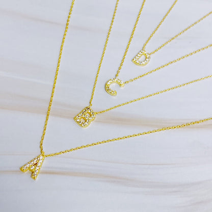 Understated Beauty Initial Necklace - Aaria Tees