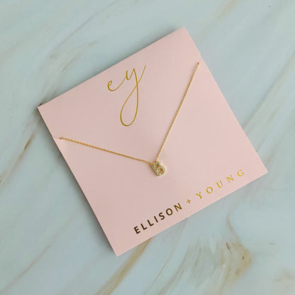 Understated Beauty Initial Necklace - Aaria Tees