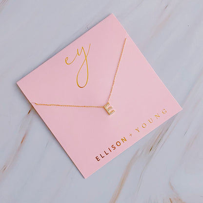 Understated Beauty Initial Necklace - Aaria Tees