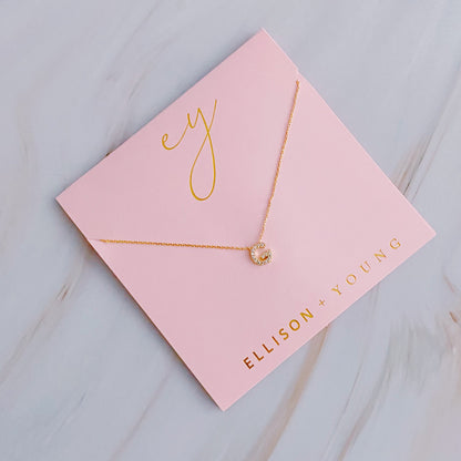 Understated Beauty Initial Necklace - Aaria Tees