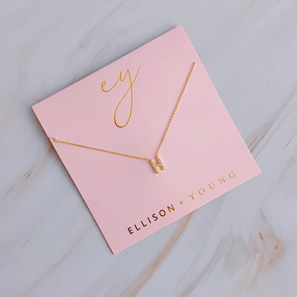 Understated Beauty Initial Necklace - Aaria Tees