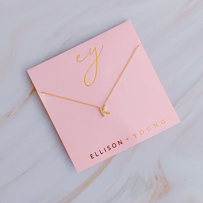 Understated Beauty Initial Necklace - Aaria Tees