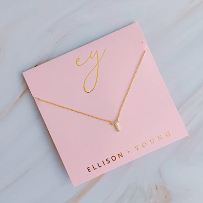 Understated Beauty Initial Necklace - Aaria Tees