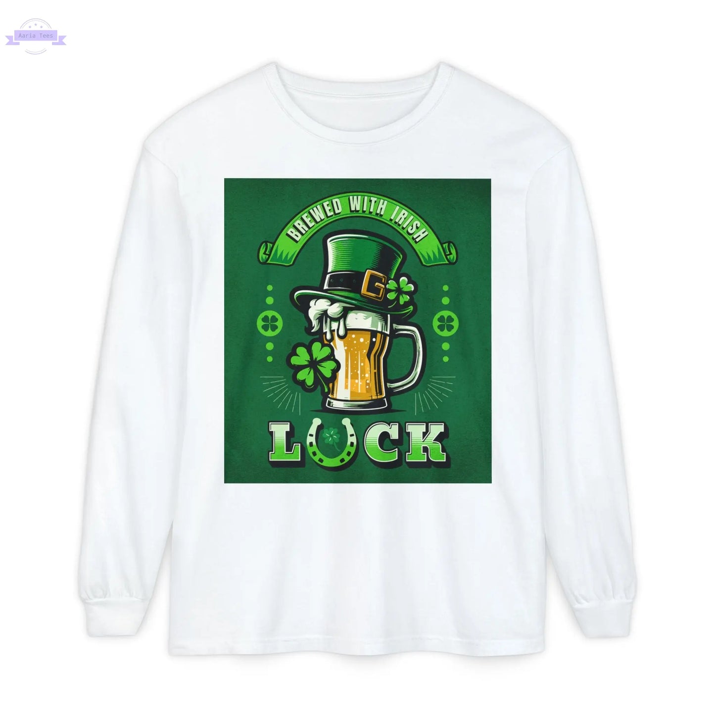 Unisex Garment-dyed Long Sleeve T-Shirt Printify