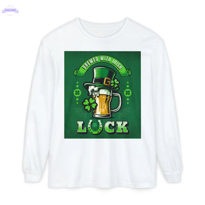 Unisex Garment-dyed Long Sleeve T-Shirt Printify