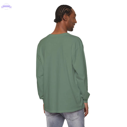 Unisex Garment-dyed Long Sleeve T-Shirt Printify