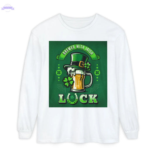 Unisex Garment-dyed Long Sleeve T-Shirt Printify