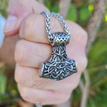 Thor's Hammer Mjolnir Handmade Necklace