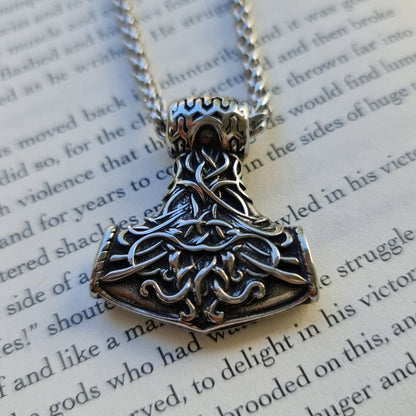 Thor's Hammer Mjolnir Handmade Necklace