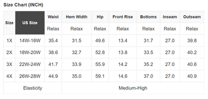 Plus Size Leopard Reverse Seam Patch Pocket Pants