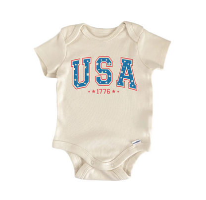 Usa July 4th - Baby Boy Girl Clothes Infant Bodysuit Funny Cute Newborn