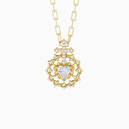 The Sacred Heart Pendant Necklace