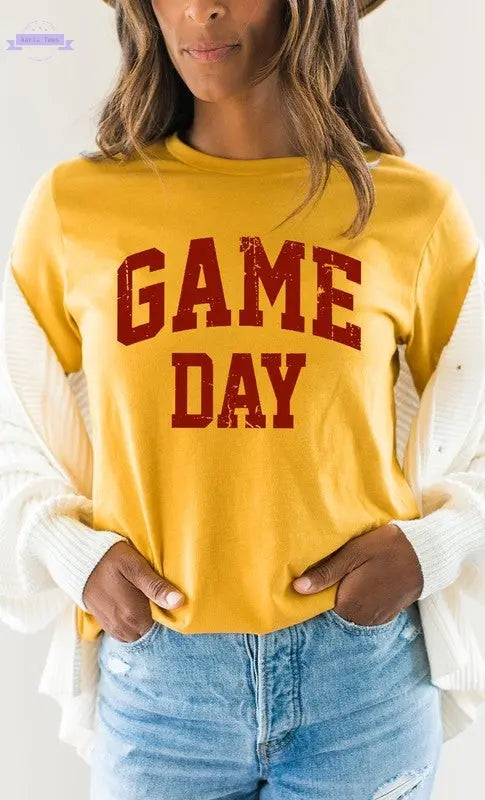 Vintage Game Day Graphic Tee - Aaria Tees