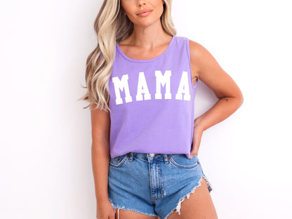 Mama Comfort Colors Tank Top (Condensed)