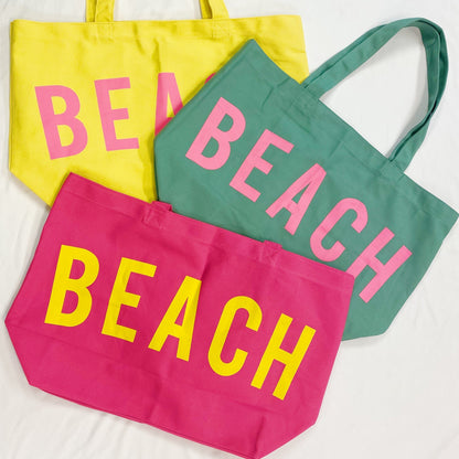 Well Made Beach Canvas Tote - Aaria Tees