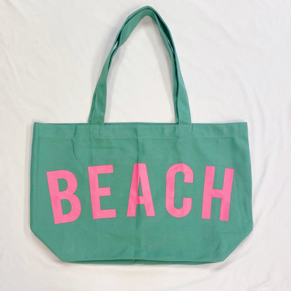 Well Made Beach Canvas Tote - Aaria Tees
