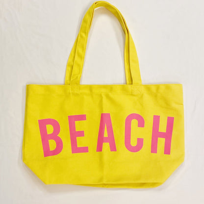 Well Made Beach Canvas Tote - Aaria Tees