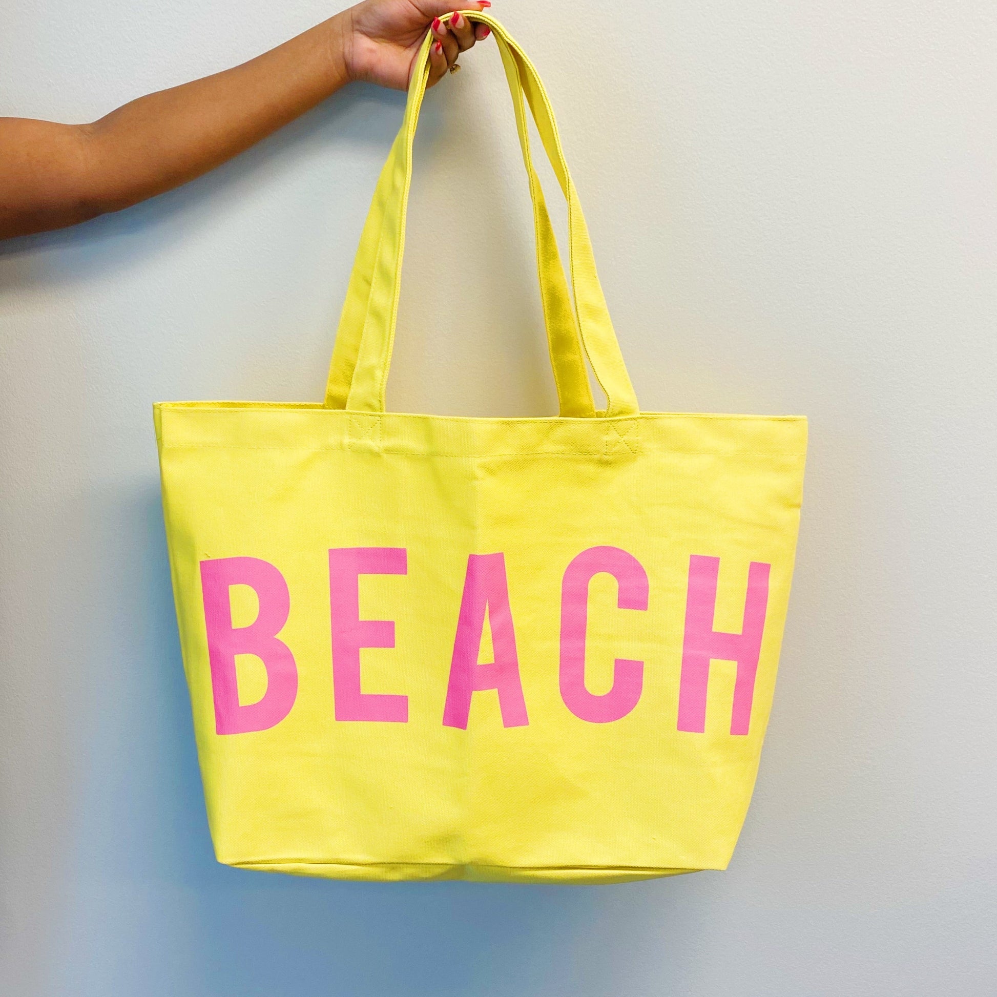 Well Made Beach Canvas Tote - Aaria Tees