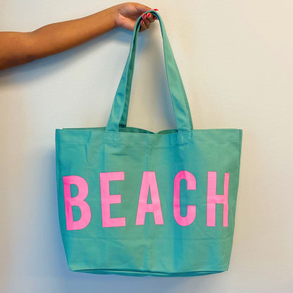 Well Made Beach Canvas Tote - Aaria Tees