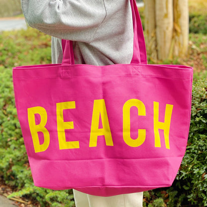 Well Made Beach Canvas Tote - Aaria Tees