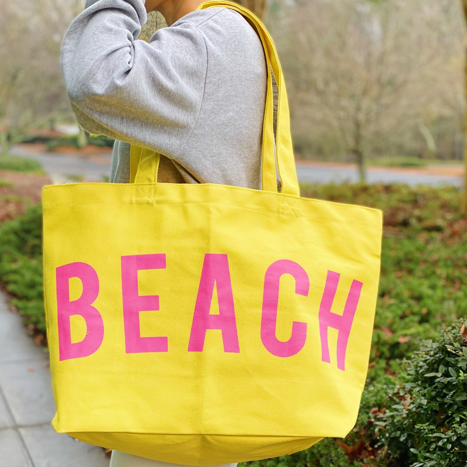 Well Made Beach Canvas Tote - Aaria Tees