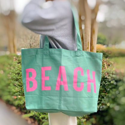 Well Made Beach Canvas Tote - Aaria Tees