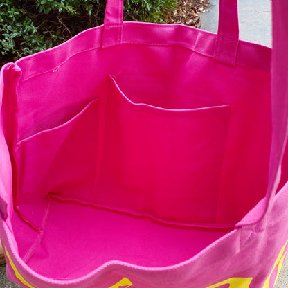 Well Made Beach Canvas Tote - Aaria Tees