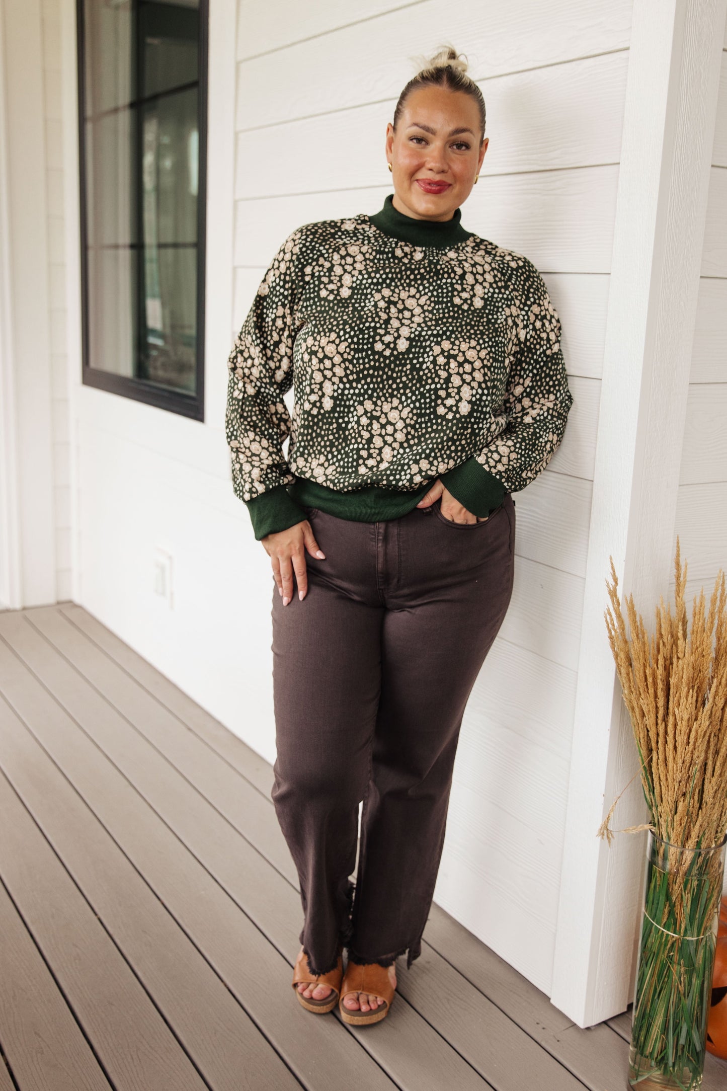 Where Are We Going Mock Neck Pullover (Online Exclusive)