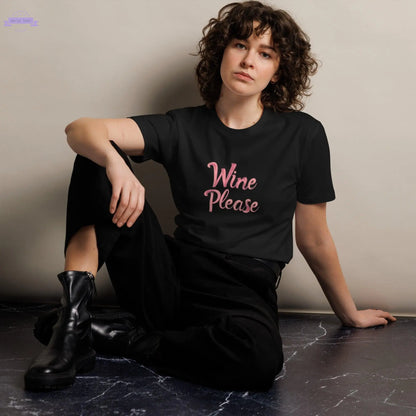 Wine Please – Fun and Casual Wine Tee SOMM DIGI