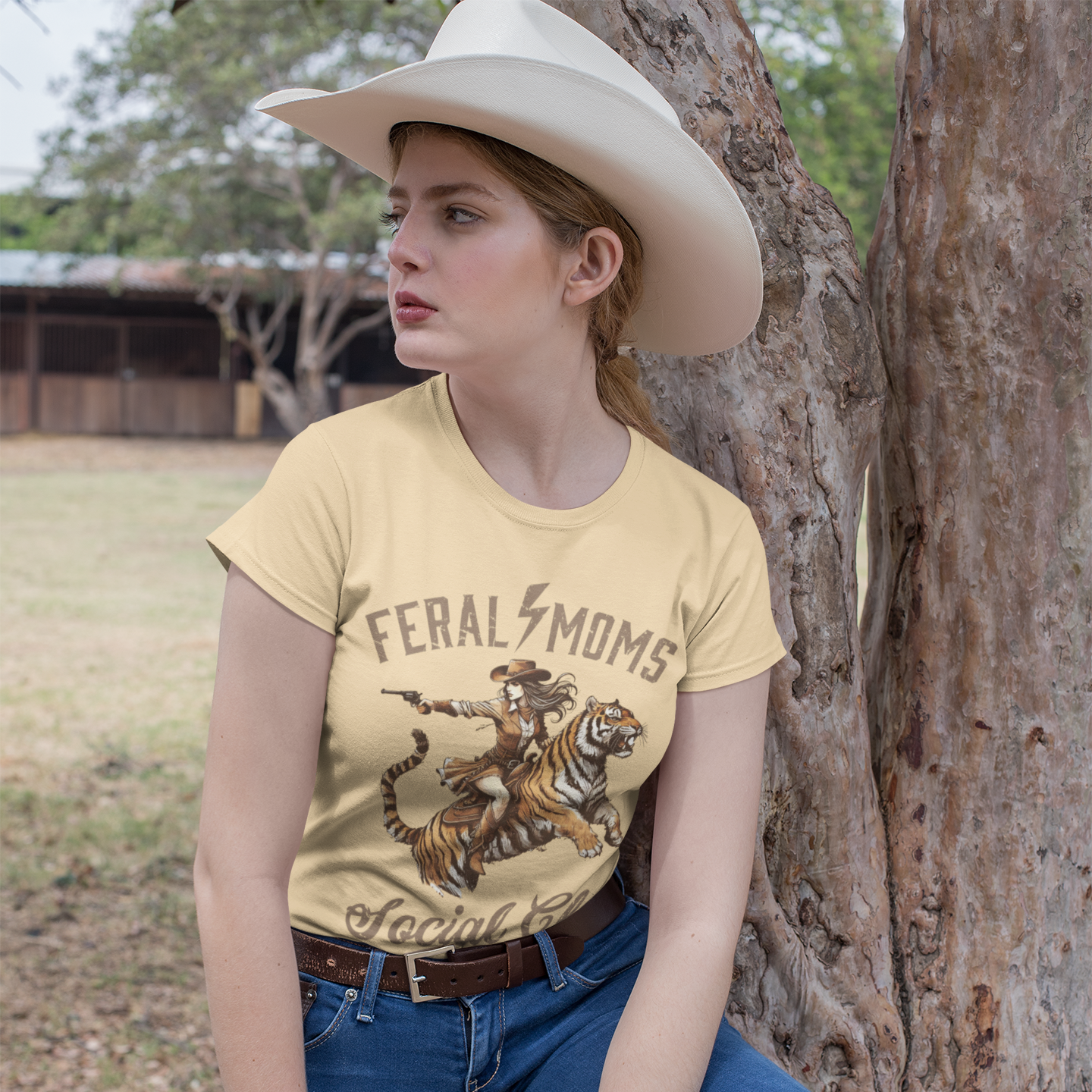 Feral Moms Social Club Graphic Tee