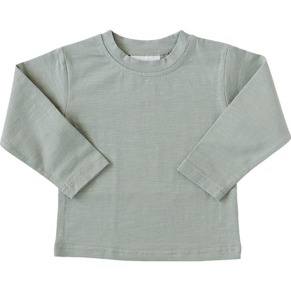 Sage Long Sleeve Cotton Tee