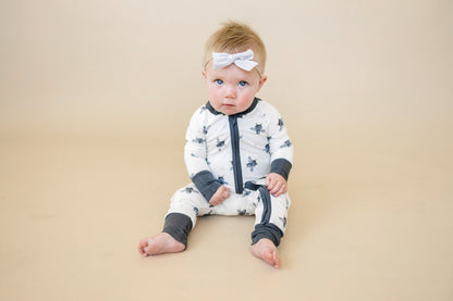 Batty for Bedtime Bamboo Zippy Romper *Newborn only